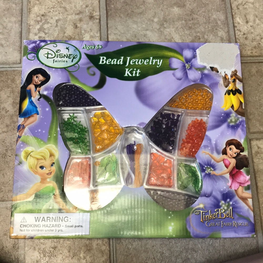 Disney fairy bead and jewelry kit